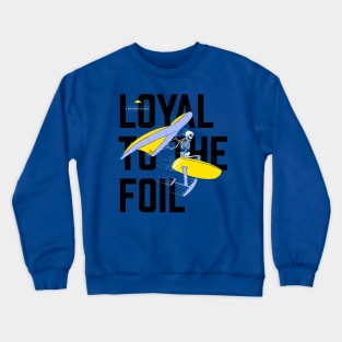 Northwest Foil Club: LOYAL / Purple & Gold (Background text) Crewneck Sweatshirt